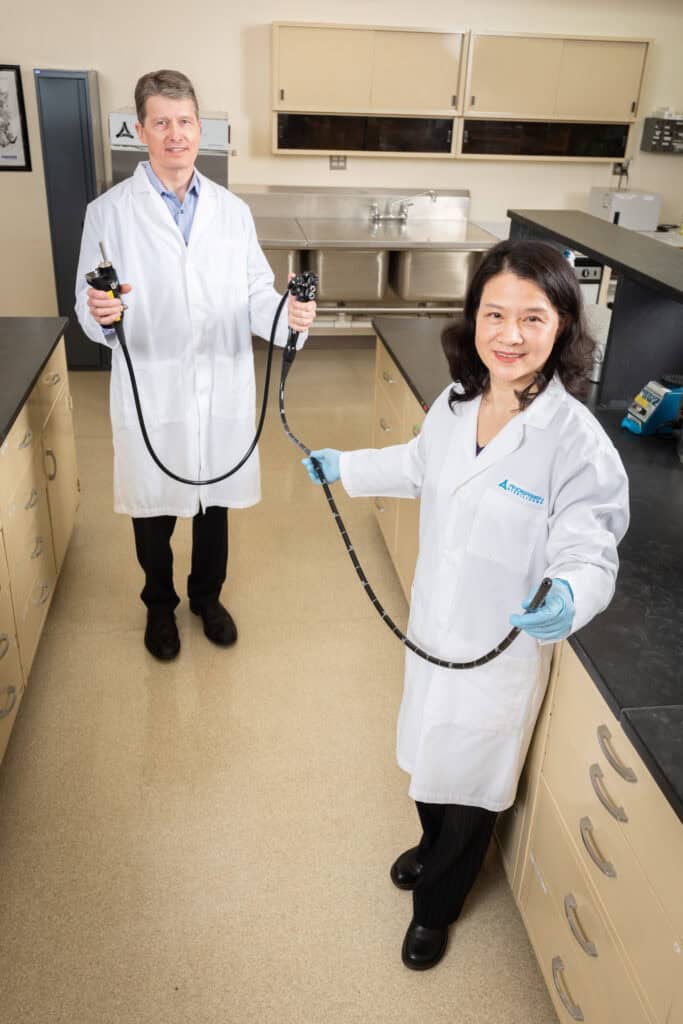 Terminal Sterilization for Endoscopes bill and jenny long lumen scope