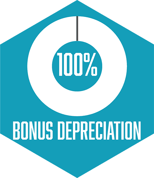 Tax Code 179 allows 100% Bonus Depreciation