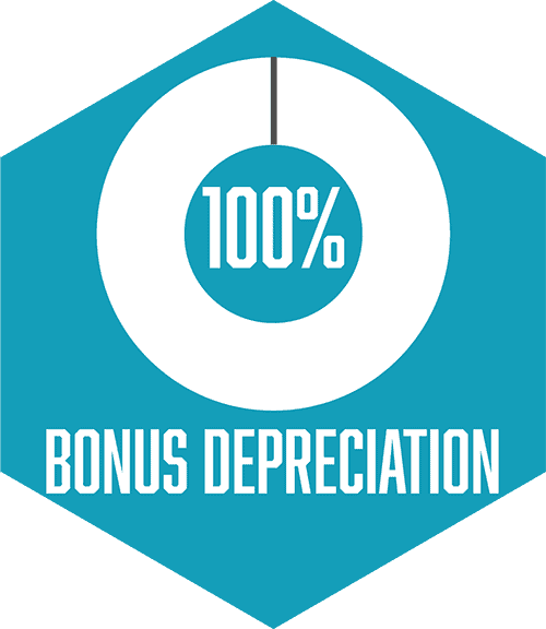 Tax Code 179 allows 100% Bonus Depreciation