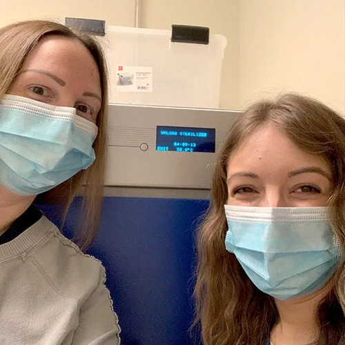 Liz and Anna, Animal Surgical Center of Michigan