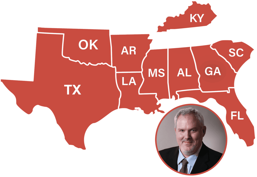 Norman Lyons, Gulf Coast Account Manager - Alabama, Arkansas, Florida, Georgia, Kentucky, Louisiana, Mississippi, Oklahoma, South Carolina, Texas