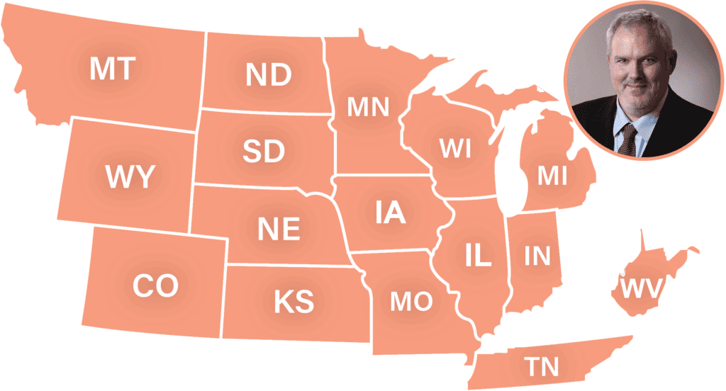 Norman Lyons, Interim Midwest Account Manager - Colorado, Illinois, Indiana, Iowa, Kansas, Michigan, Minnesota, Missouri, Montana, Nebraska, North Dakota, South Dakota, Tennessee, West Virginia, Wisconsin, Wyoming