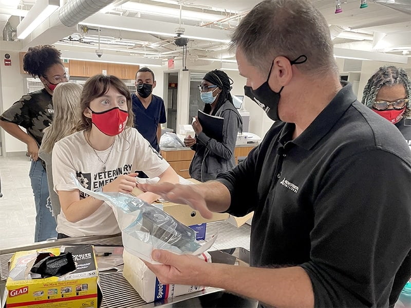 Sterilizer training at VEG, over 15 techs earned their sterilization certification