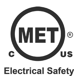 Metlabs MET mark logo for Electrical Safety